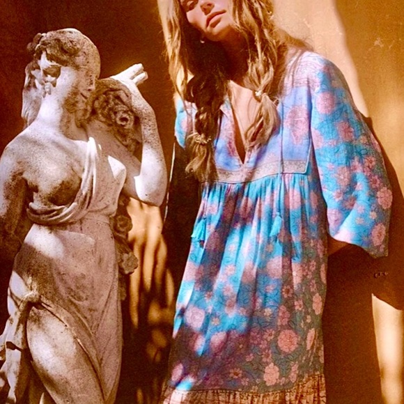 🌺🎉HP🎉🌺 NWT Spell & The Gypsy Love Story Boho Dress - Picture 3 of 16